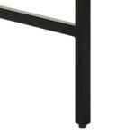 vidaXL Toaletný stôl 100x40x75/120 cm Masívne drevo Rough Mango – Obrázok 12