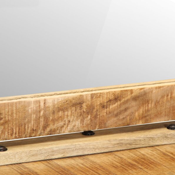 vidaXL Toaletný stolík so zrkadlom Masívne drevo Hrubé mango – Obrázok 12