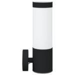 vidaXL Exteriérové nástenné svietidlo 2 pcs Čierna 12 x 8,5 x 27 cm – Obrázok 5