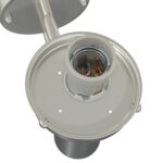 vidaXL Vonkajšie nástenné svetlá 2 ks Strieborná Nerezová oceľ IP44 – Obrázok 5