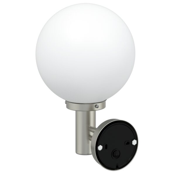 4005946_5.jpg vidaXL Vonkajšie nástenné lampy so senzorom 2 ks Strieborná Nerezová oceľ IP44 – Obrázok 5