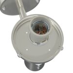 vidaXL Vonkajšie nástenné lampy so senzorom 2 ks Strieborná Nerezová oceľ IP44 – Obrázok 6