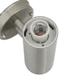 vidaXL vonkajšie nástenné svetlo 2 ks strieborná nerezová oceľ IP44 – Obrázok 8