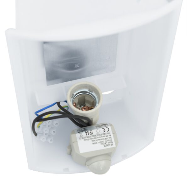 vidaXL vonkajšie nástenné lampy so senzorom 2 ks Čierna nehrdzavejúca oceľ IP44 – Obrázok 8