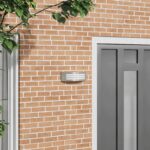 vidaXL Nástenné vonkajšie svetlo strieborné z nehrdzavejúcej ocele IP44