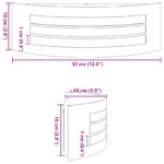 VidaXL vonkajšie nástenné svetlo čierne nerezové IP44 – Obrázok 10