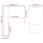 vidaXL vonkajšie nástenné svetlá Čierna nerezová oceľ IP44 – Obrázok 10