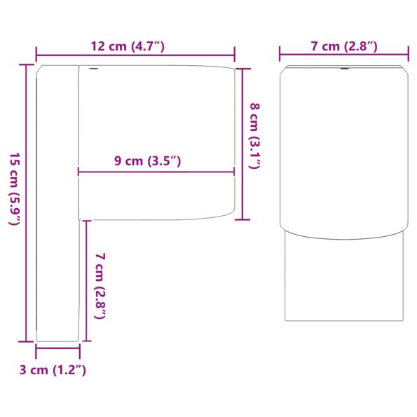 vidaXL vonkajšie nástenné svetlá Čierna nerezová oceľ IP44 – Obrázok 10