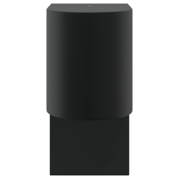 vidaXL vonkajšie nástenné svetlá Čierna nerezová oceľ IP44 – Obrázok 3