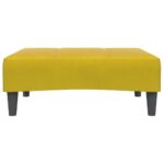 vidaXL Podnožka žltá 77x55x31 cm zamat – Obrázok 4