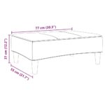 vidaXL Podnožka žltá 77x55x31 cm zamat – Obrázok 8