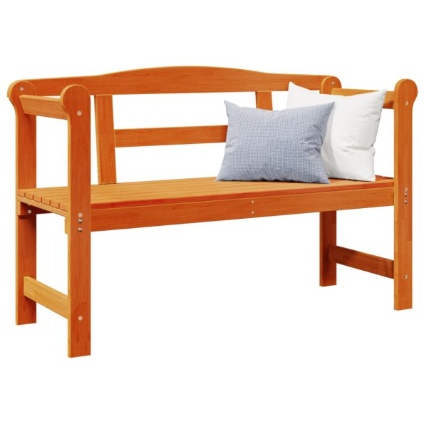 vidaXL Vonkajšia lavička Akácia 119x76x44 cm Pevné drevo borovica – Obrázok 3