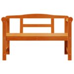vidaXL Vonkajšia lavička Akácia 119x76x44 cm Pevné drevo borovica – Obrázok 5