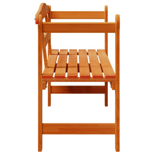 vidaXL Vonkajšia lavička Akácia 119x76x44 cm Pevné drevo borovica – Obrázok 6