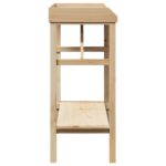 vidaXL Záhradný pracovný stôl 75x40x90 cm z masívneho borovicového dreva – Obrázok 6