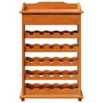 vidaXL Stojan na víno 90x60x30 cm Masívne borovicové drevo – Obrázok 7