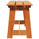 vidaXL Vonkajšia lavička Hnedá 119 x 37 x 47 cm – Obrázok 5