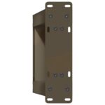 vidaXL Nohy konferenčného stolíka v tvare U, 2 ks, prírodná oceľ, 30 x (30-31) cm, oceľ – Obrázok 7