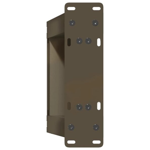 vidaXL Nohy konferenčného stolíka v tvare U, 2 ks, prírodná oceľ, 30 x (30-31) cm, oceľ – Obrázok 7