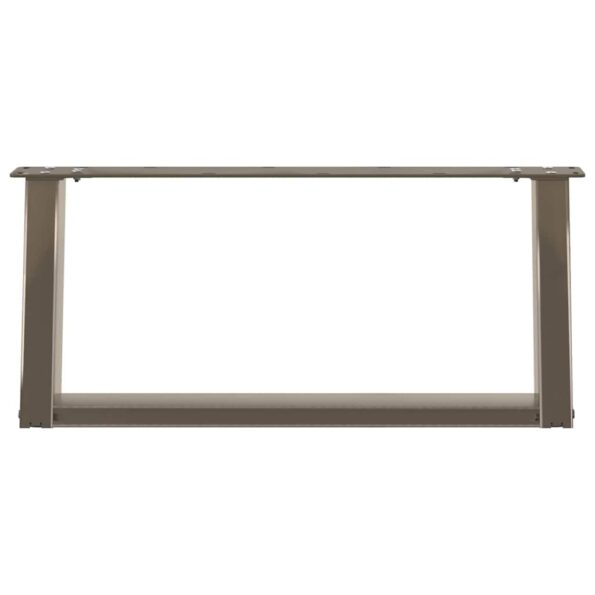 4012751_5.jpg vidaXL Nohy konferenčného stolíka v tvare U, 2 ks, prírodná oceľ, 60 x (30-31) cm, oceľ – Obrázok 5