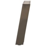 vidaXL Nohy konferenčného stolíka v tvare U, 2 ks, prírodná oceľ, 38 x (42-43) cm, oceľ – Obrázok 6