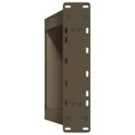 vidaXL Nohy konferenčného stolíka v tvare U, 2 ks, prírodná oceľ, 38 x (42-43) cm, oceľ – Obrázok 7