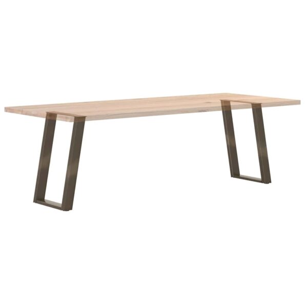 4012787_8.jpg vidaXL Nohy k jedálenskému stolu v tvare U, 2 ks, prírodná oceľ, 50 x (72-73) cm, oceľ – Obrázok 8
