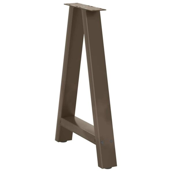 4012851_4.jpg vidaXL Nohy k jedálenskému stolu v tvare A, 2 ks, 60 x (72-73) cm, oceľ – Obrázok 4
