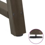 vidaXL Nohy k jedálenskému stolu v tvare A, 2 ks, 60 x (72-73) cm, oceľ – Obrázok 9