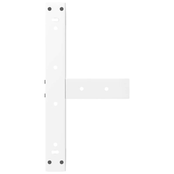 4013005_7.jpg vidaXL Nohy konferenčného stolíka v tvare T, 2 ks, biele, 40x25x(30-31) cm, oceľové – Obrázok 7