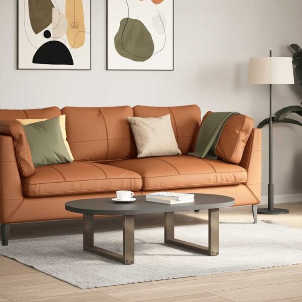 4013143_2.jpg vidaXL Nohy konferenčného stolíka v tvare U, 2 ks, prírodná oceľ, 60 x (30-31) cm, oceľ – Obrázok 2