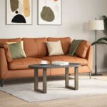 vidaXL Nohy konferenčného stolíka v tvare U, 2 ks, prírodná oceľ, 28 x (42-43) cm, oceľ – Obrázok 2