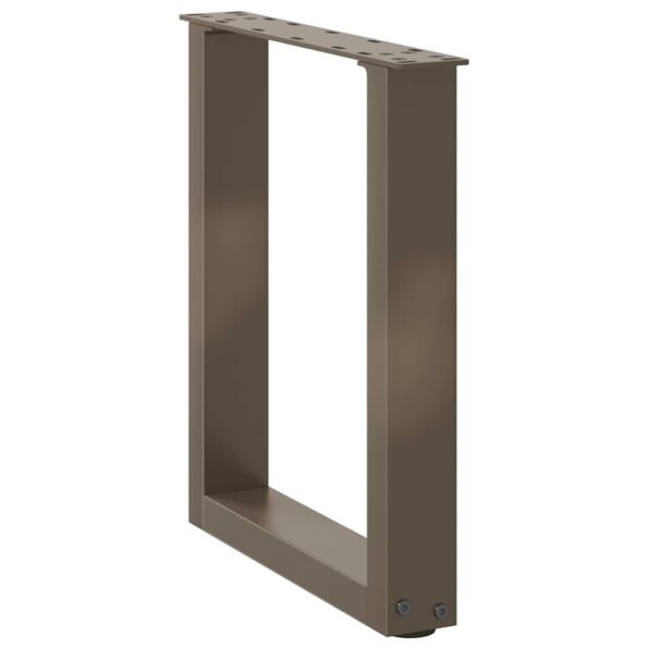 4013151_4.jpg vidaXL Nohy konferenčného stolíka v tvare U, 2 ks, prírodná oceľ, 28 x (42-43) cm, oceľ – Obrázok 4