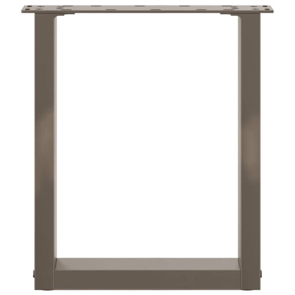 4013151_5.jpg vidaXL Nohy konferenčného stolíka v tvare U, 2 ks, prírodná oceľ, 28 x (42-43) cm, oceľ – Obrázok 5