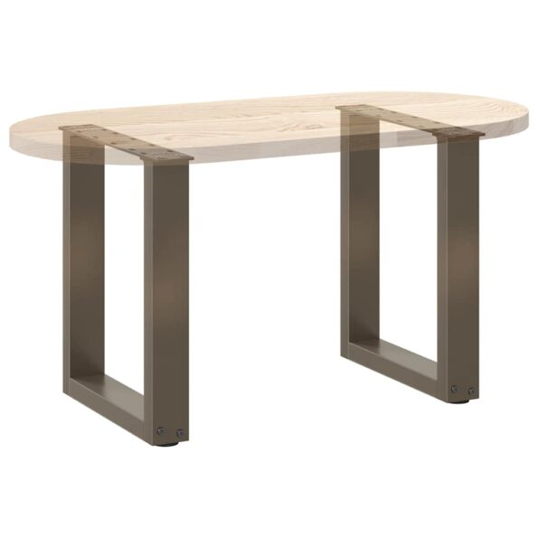 4013151_8.jpg vidaXL Nohy konferenčného stolíka v tvare U, 2 ks, prírodná oceľ, 28 x (42-43) cm, oceľ – Obrázok 8