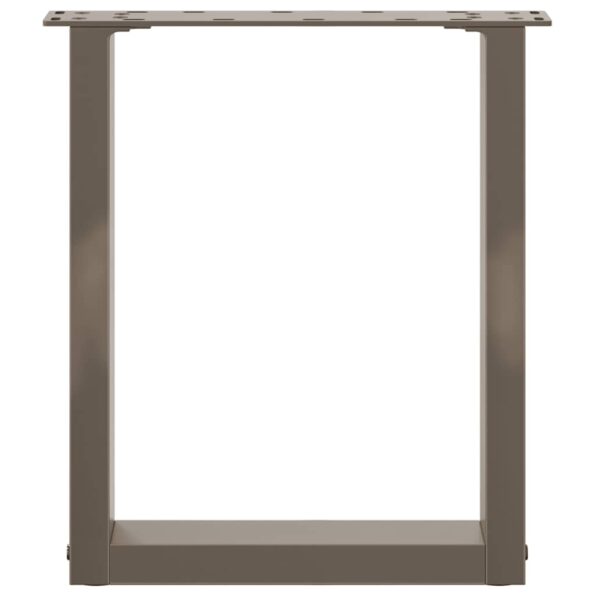 4013155_5.jpg vidaXL Nohy konferenčného stolíka v tvare U, 2 ks, prírodná oceľ, 38 x (42-43) cm, oceľ – Obrázok 5