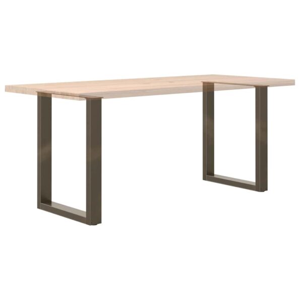 4013183_8.jpg vidaXL Nohy k jedálenskému stolu v tvare U, 2 ks, prírodná oceľ, 60 x (72-73) cm, oceľ – Obrázok 8