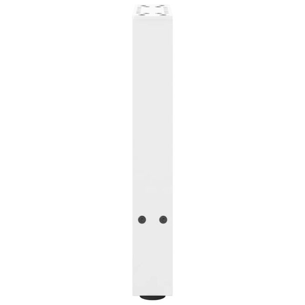 vidaXL Nohy na konferenčný stolík, biele, 2 ks, 28 x (42-43) cm, oceľové – Obrázok 6