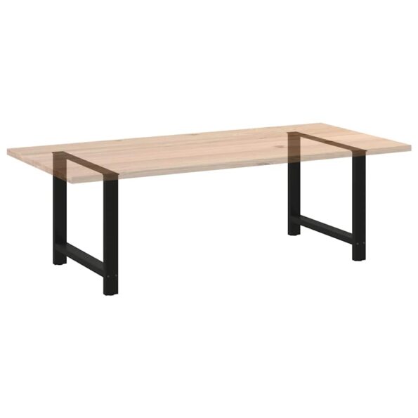 4013316_8.jpg vidaXL Nohy k jedálenskému stolu, čierne, 2 ks, 90 x (72-73) cm, oceľové – Obrázok 8