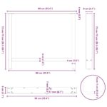 vidaXL Nohy k jedálenskému stolu, prírodná oceľ, 2 ks, 90 x (72-73) cm, oceľ – Obrázok 10