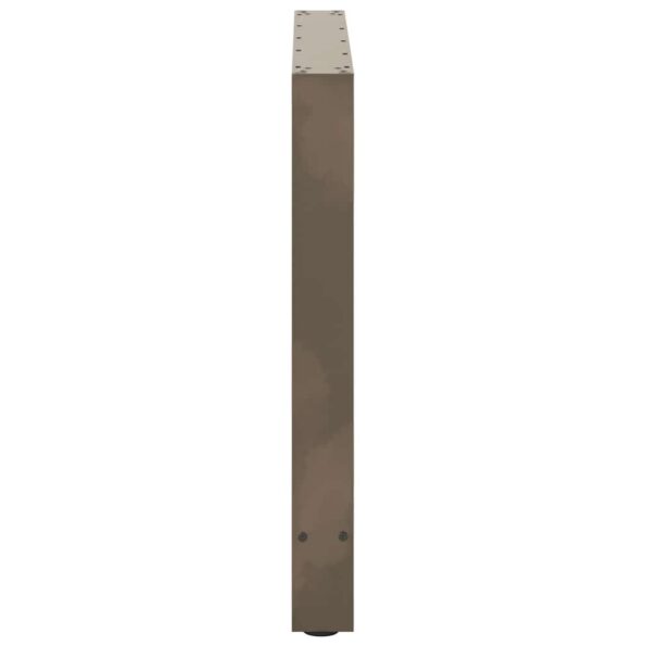 4013319_6.jpg vidaXL Nohy k jedálenskému stolu, prírodná oceľ, 2 ks, 90 x (72-73) cm, oceľ – Obrázok 6