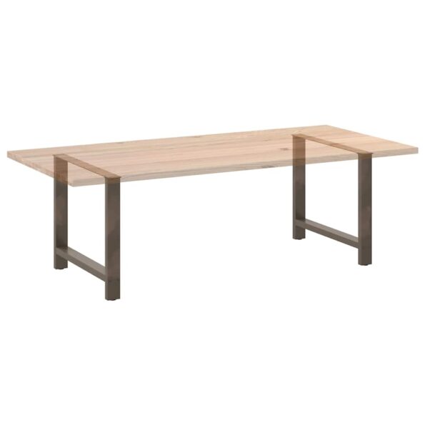 4013319_8.jpg vidaXL Nohy k jedálenskému stolu, prírodná oceľ, 2 ks, 90 x (72-73) cm, oceľ – Obrázok 8