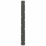 vidaXL Nohy k jedálenskému stolu, antracitové, 2 ks, 100 x (72-73) cm, oceľové – Obrázok 7