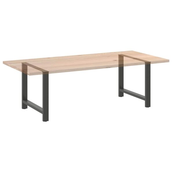 4013322_8.jpg vidaXL Nohy k jedálenskému stolu, antracitové, 2 ks, 100 x (72-73) cm, oceľové – Obrázok 8