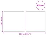 vidaXL Plachta do jazera 500 g/㎡ 1x25 m – Obrázok 8