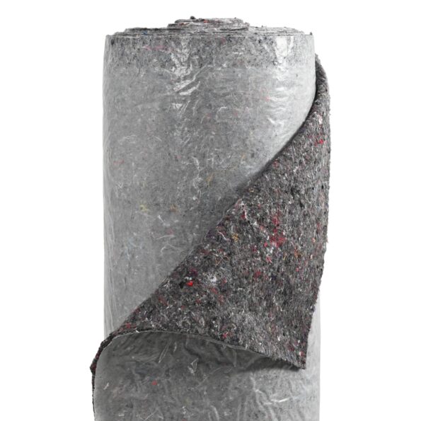 vidaXL Fleece na rybníky Sivá 1 x 25 m Polyester a bavlna – Obrázok 5