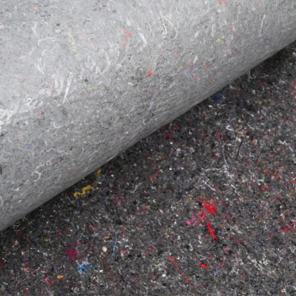 vidaXL Fleece na rybníky Sivá 1 x 25 m Polyester a bavlna – Obrázok 6