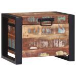 vidaXL Úložné truhly 40x30x30cm z masívneho recyklovaného dreva a kovu – Obrázok 3