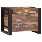vidaXL Úložné truhly 40x30x30cm z masívneho recyklovaného dreva a kovu – Obrázok 7