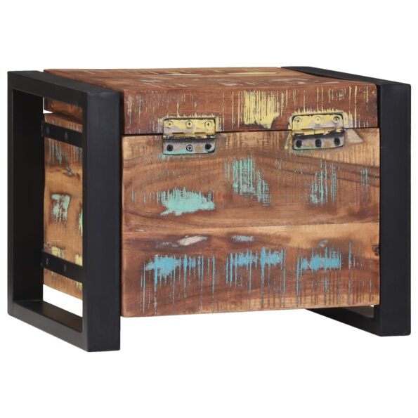 4015970_7.jpg vidaXL Úložné truhly 40x30x30cm z masívneho recyklovaného dreva a kovu – Obrázok 7